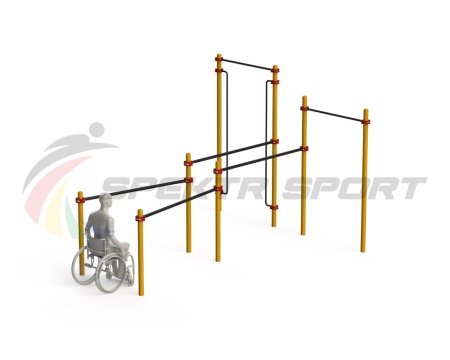 Купить Спортивный комплекс для инвалидов-колясочников WRK-D19_76mm в Рузе 