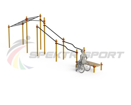 Купить Спортивный комплекс для инвалидов-колясочников WRK-D22_76mm в Рузе 