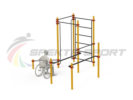 Купить Спортивный комплекс для инвалидов-колясочников WRK-D18_76mm в Рузе 